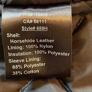 Schott NYC Classic Horsehide Black Racer Motorcycle Leather Jacket